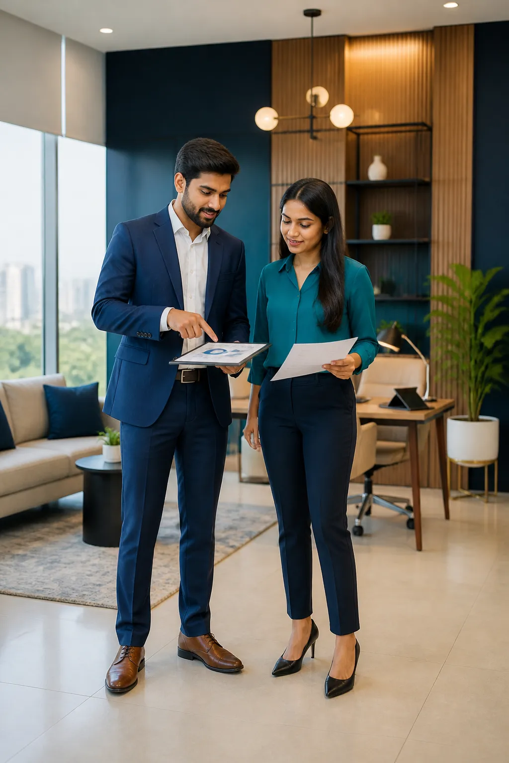 BenefitPilot advisors discussing employee benefits strategy with a client